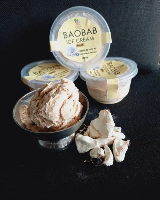 Crème glacée au baobab